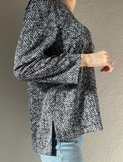 Blouse légère à motifs