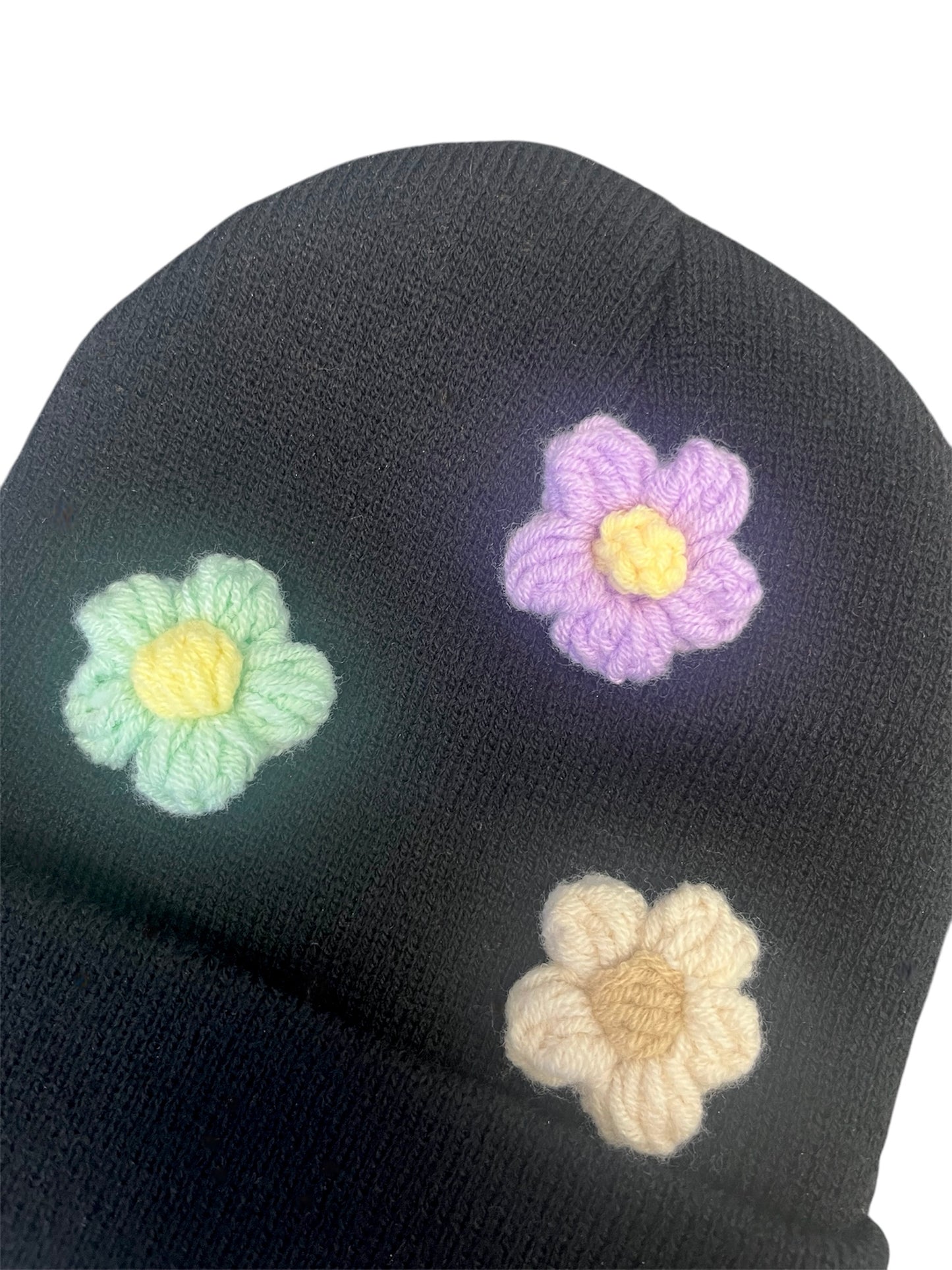 Bonnet à fleurs