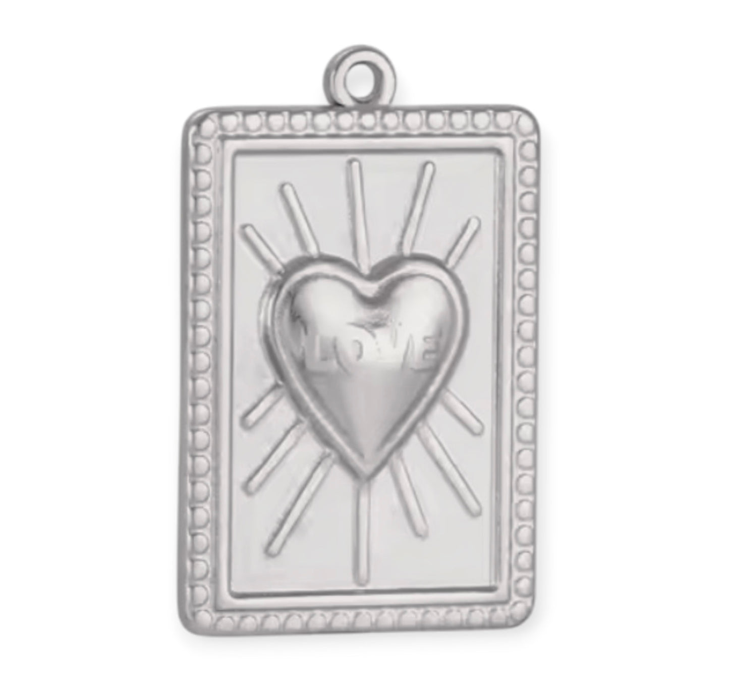 Charm rectangulaire love