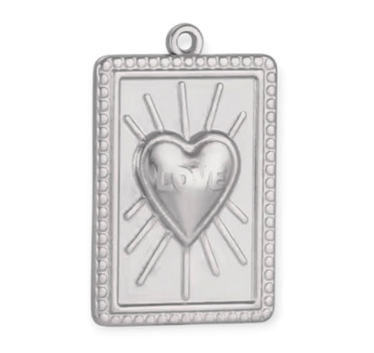 Charm rectangulaire love