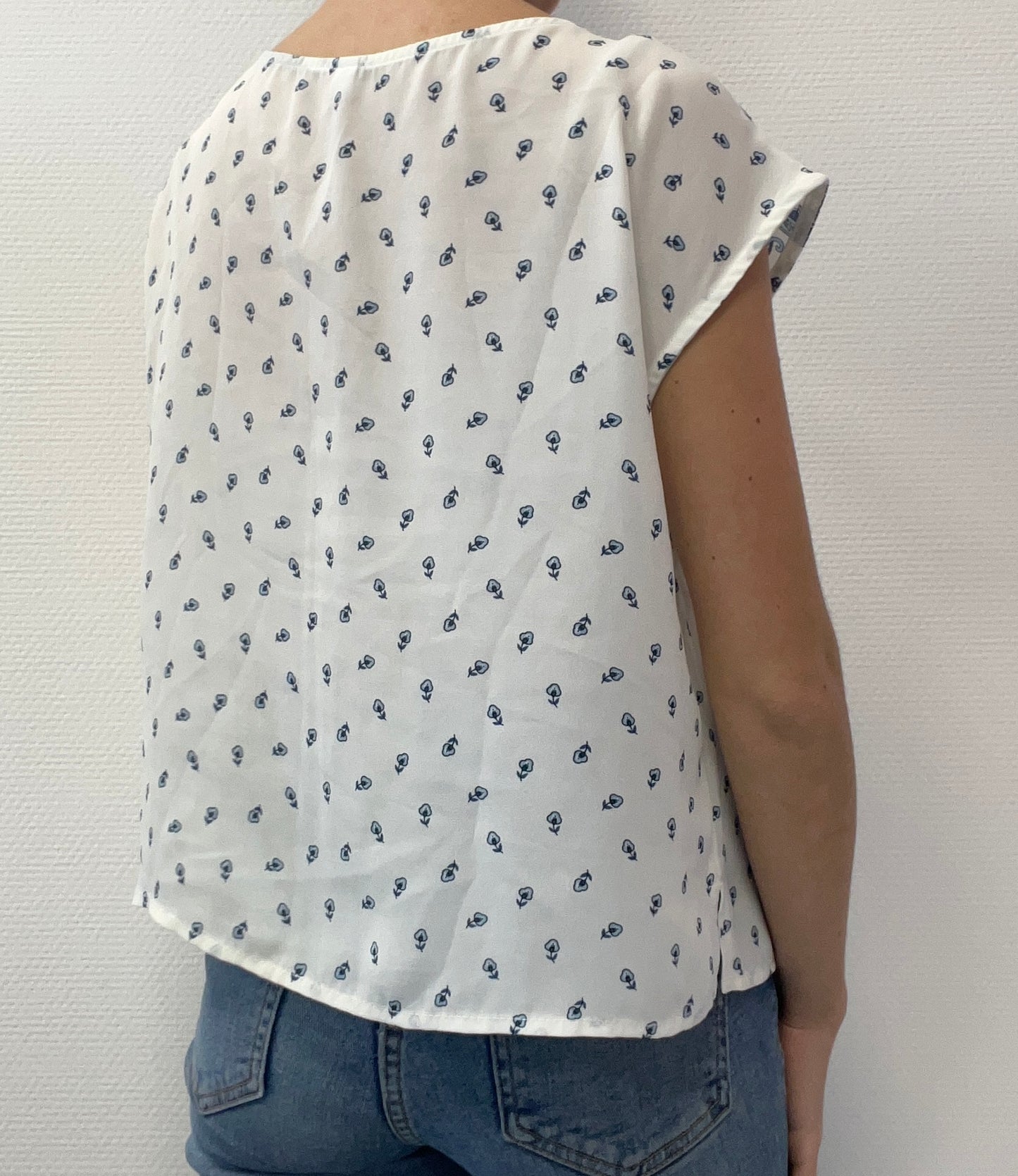 Top motif cachemire