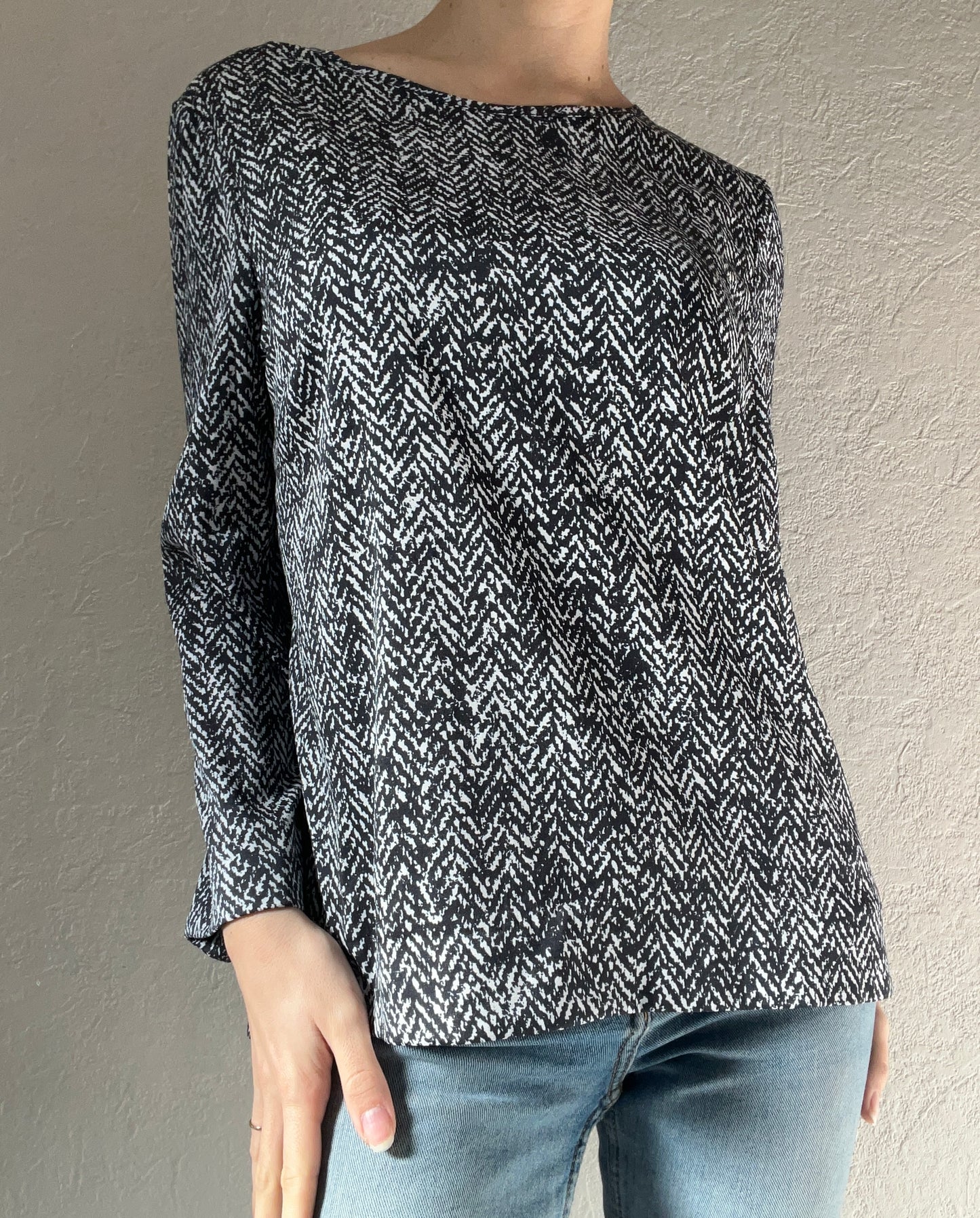 Blouse légère à motifs