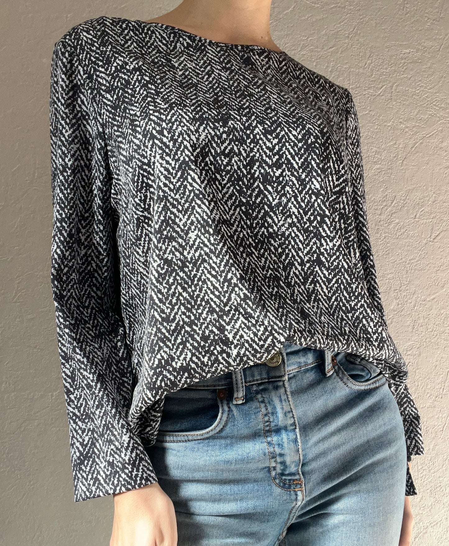 Blouse légère à motifs