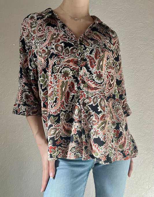 Chemisier à motifs