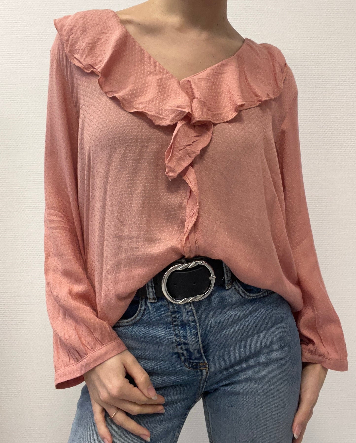 Blouse volantée
