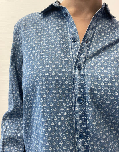 Chemise en effet jean