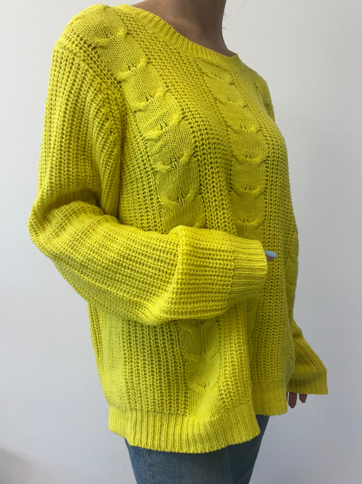 Pull avec torsades