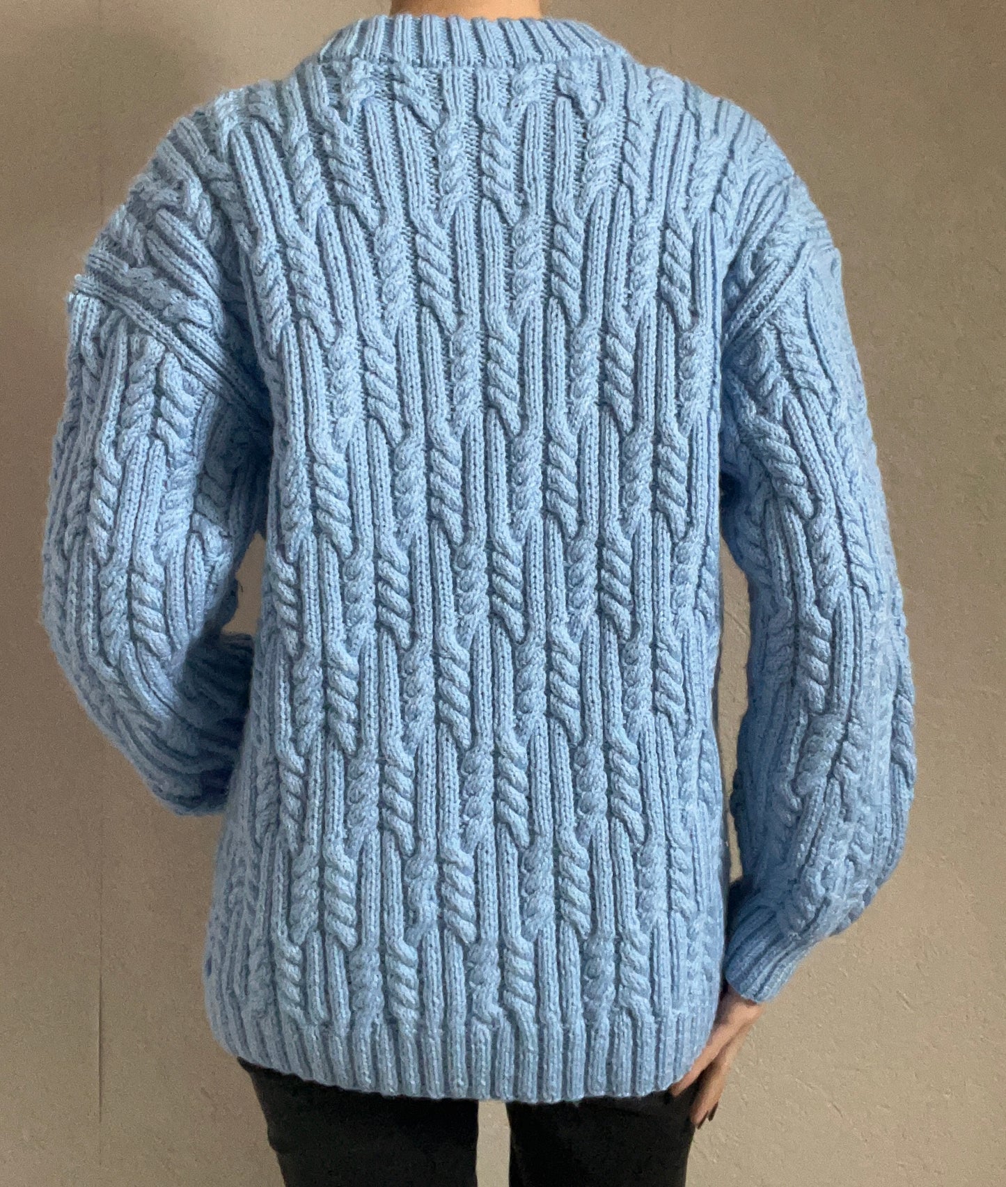 Pull texturé en tricot