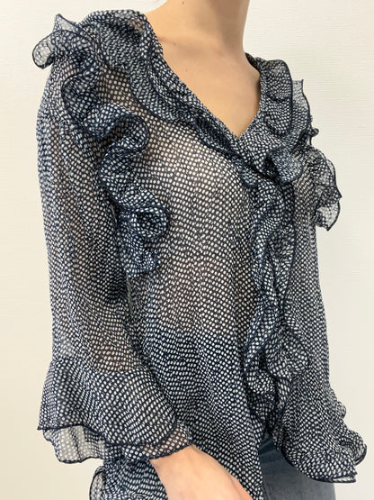 Blouse à volants