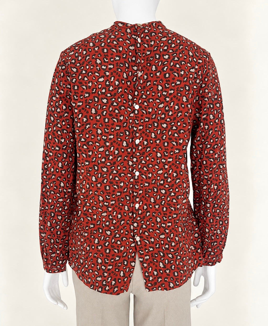 Blouse à motif léopard