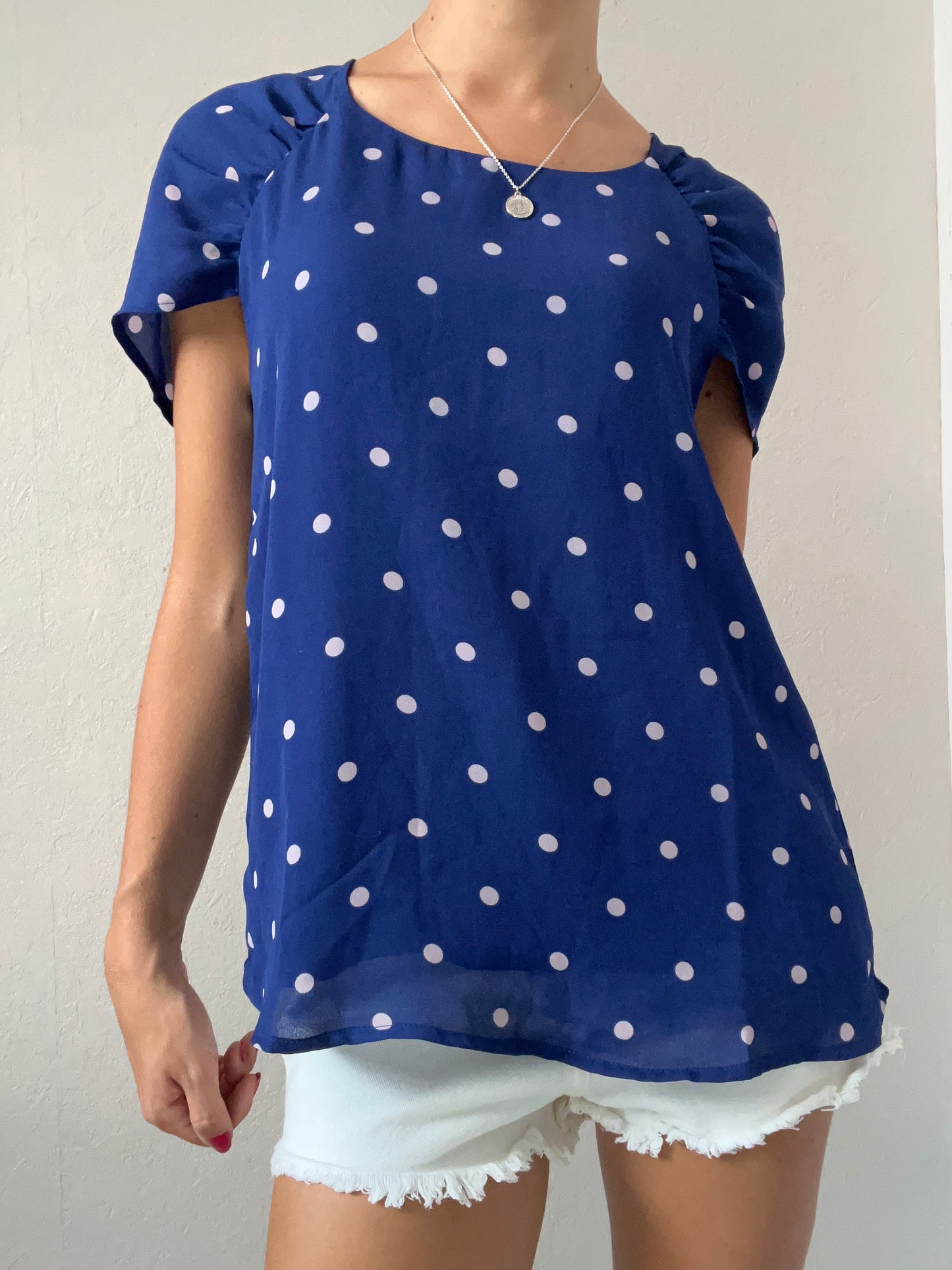 Blouse à pois