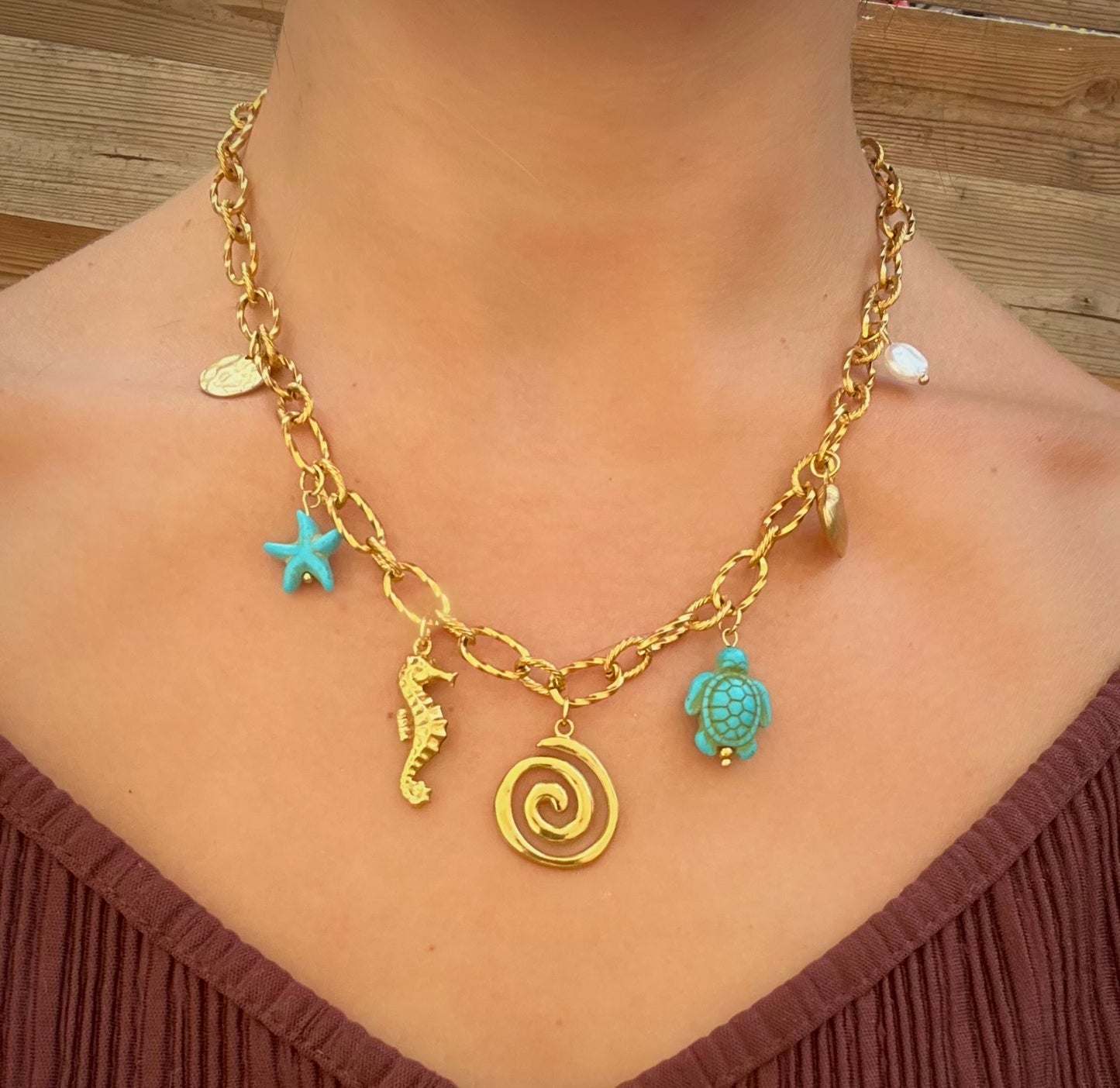 Collier charms « Noria »