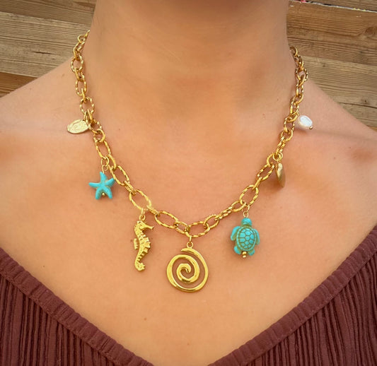 Collier charms « Noria »