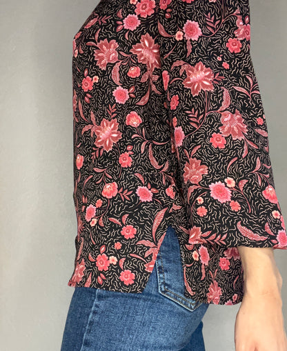 Blouse florale