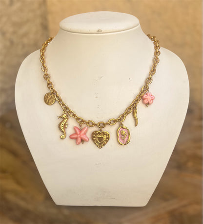 Collier charms « Coralie »
