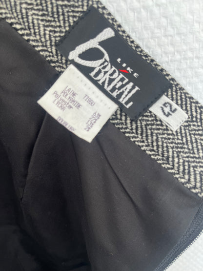 Jupe à motif chevrons