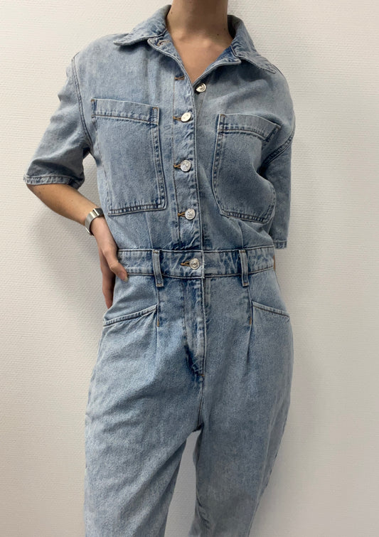 Combi-pantalon en jean