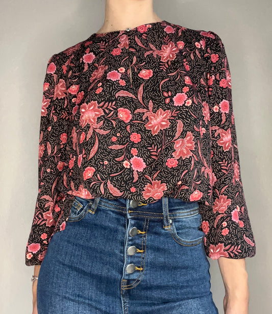 Blouse florale