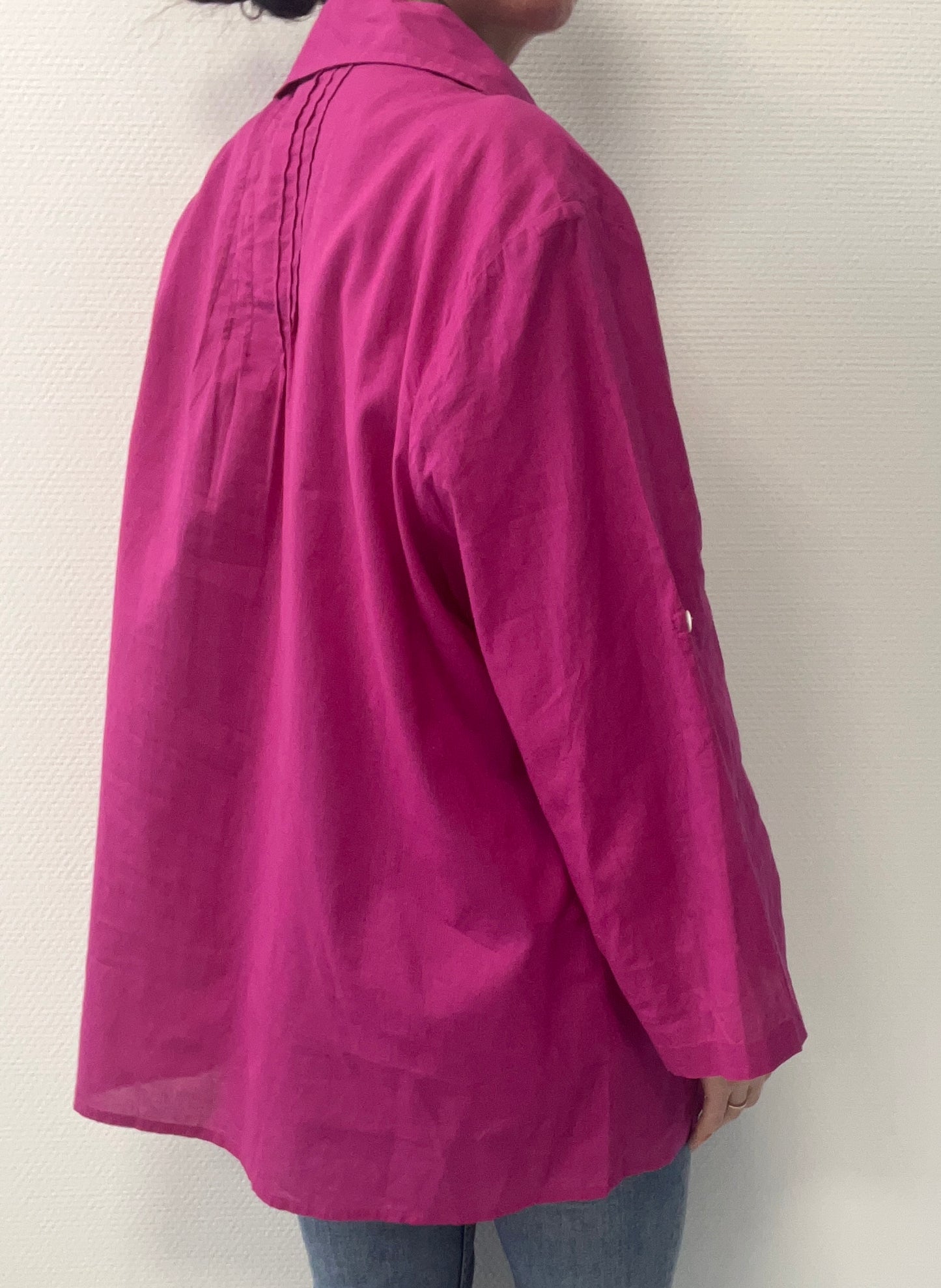 Chemise rose fuchsia