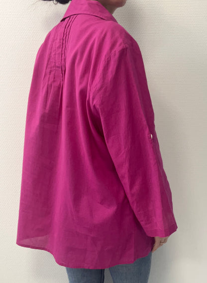 Chemise rose fuchsia
