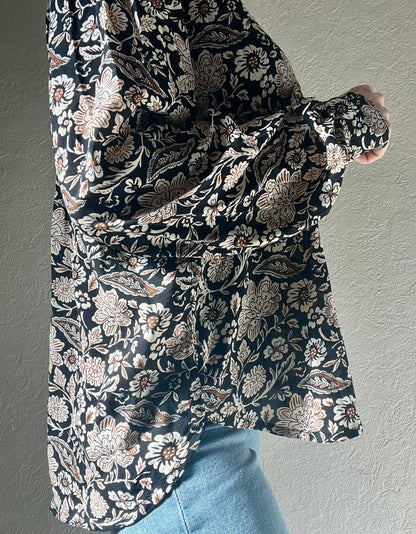 Chemisier à fleurs