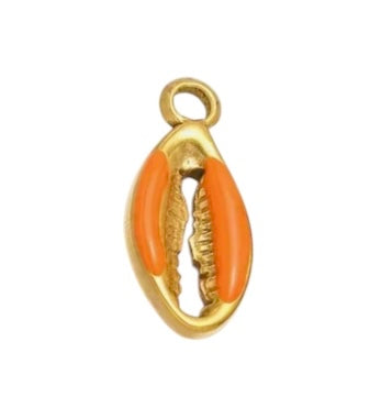 Charm coquille finition dorée