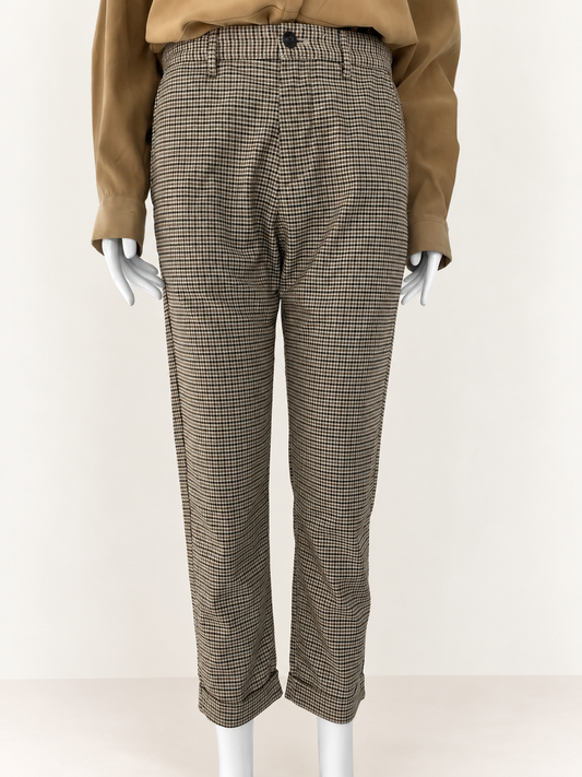 Pantalon à carreaux