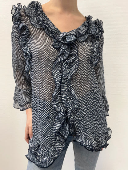 Blouse à volants
