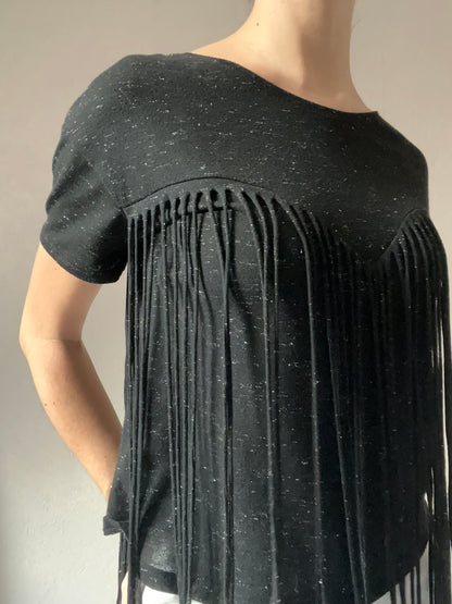 T-shirt à franges