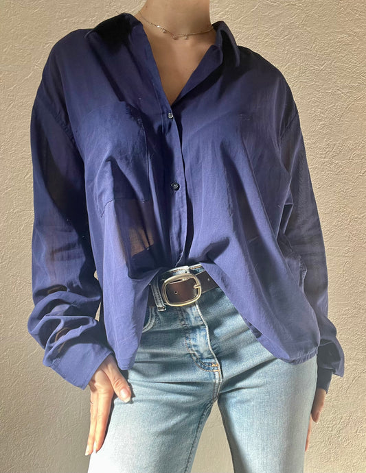 Chemisier en voile de coton