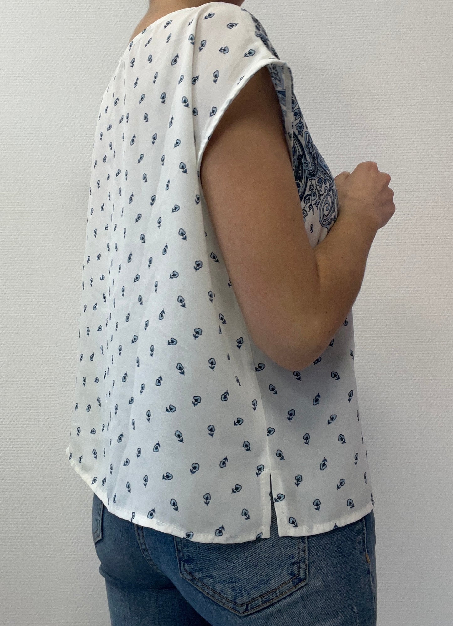 Top motif cachemire