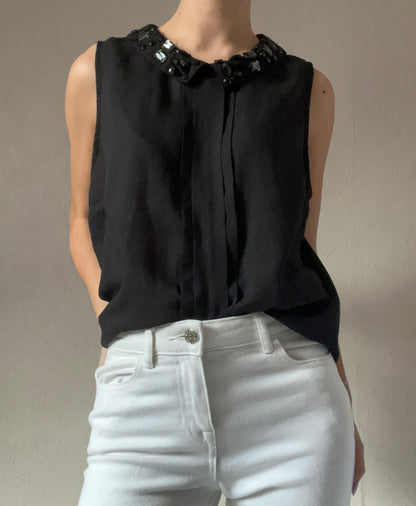 Blouse à strass