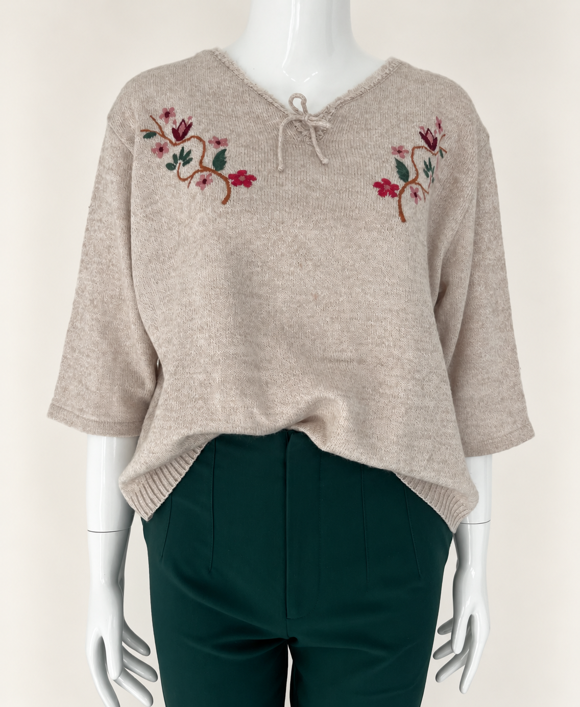 Pull brodé