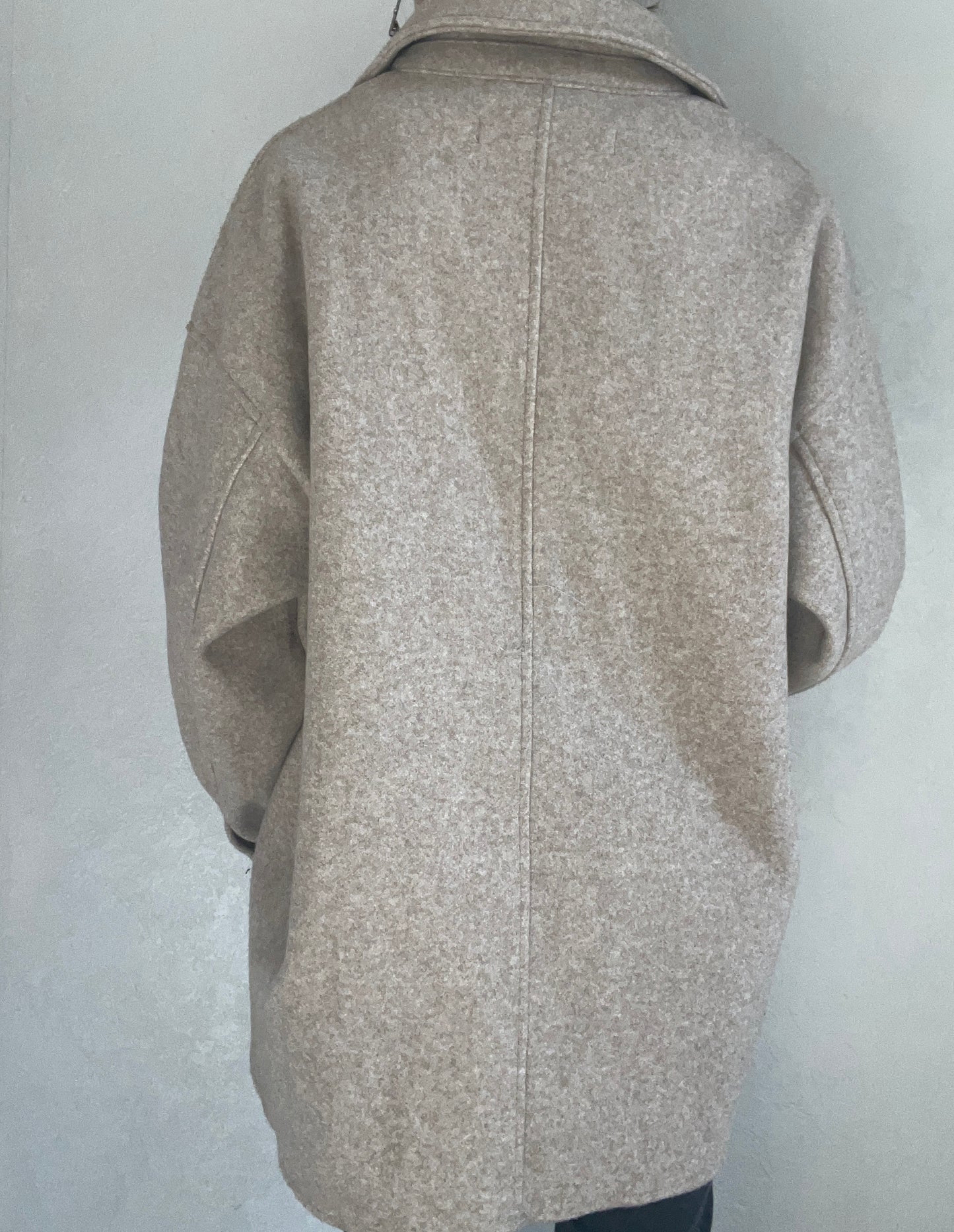 Veste oversize beige