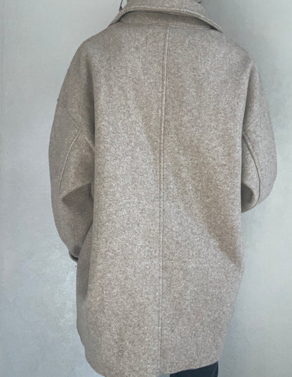 Veste oversize beige