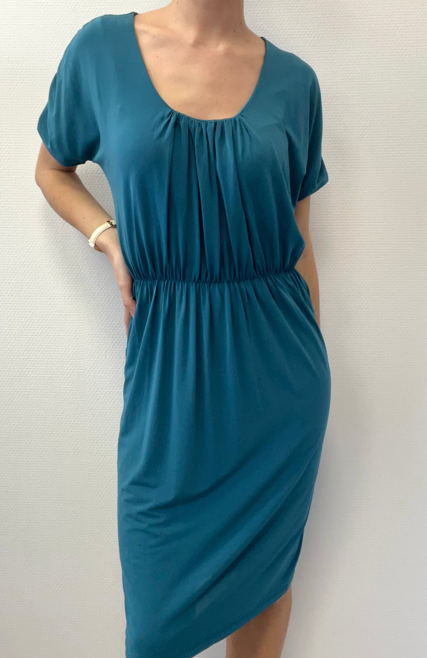Robe bleu canard