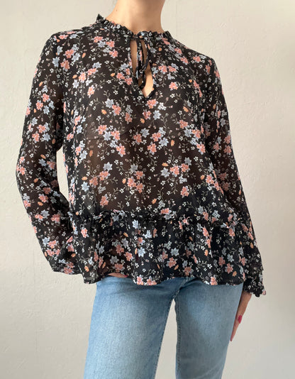 Blouse légère fleurie