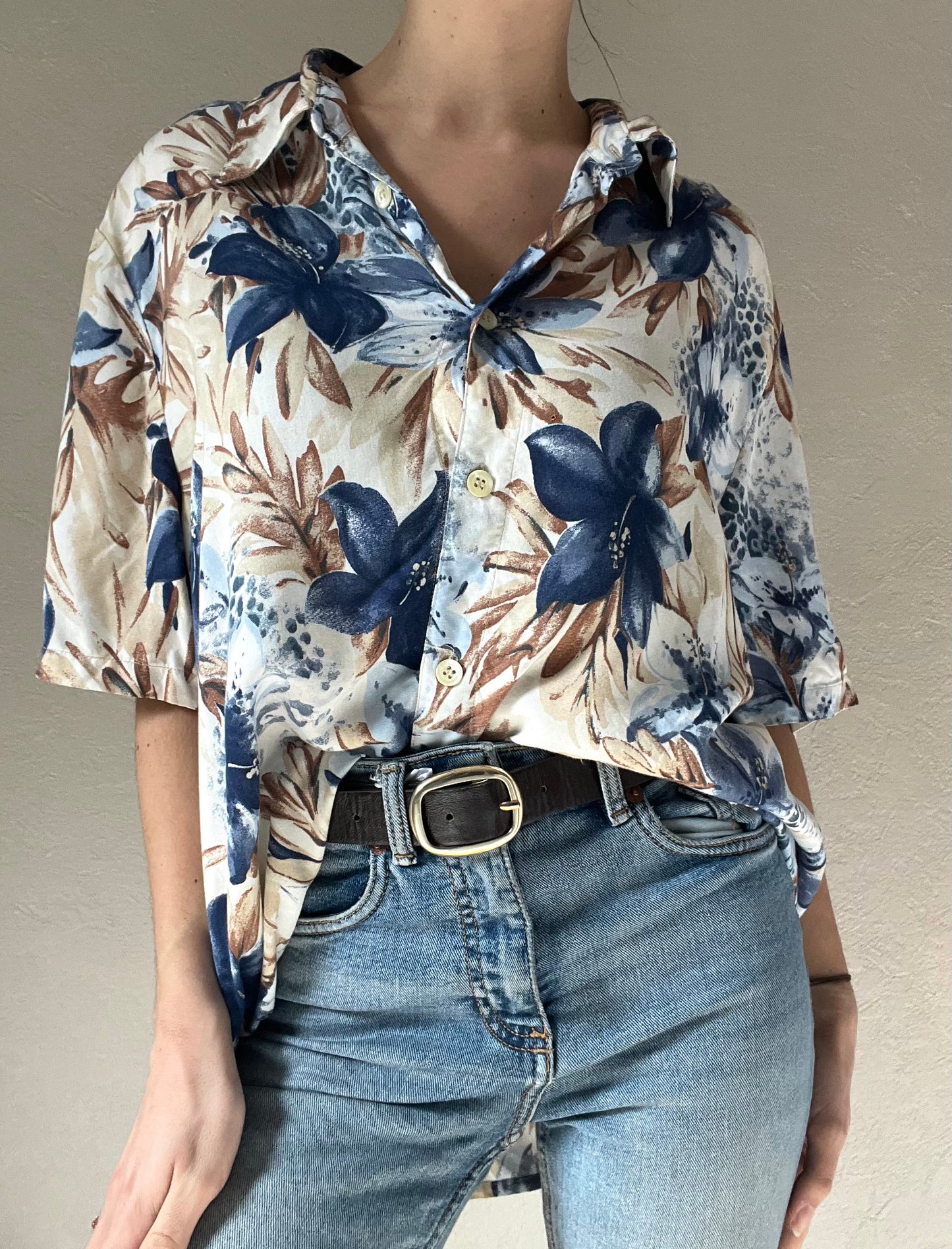 Chemisier à fleurs
