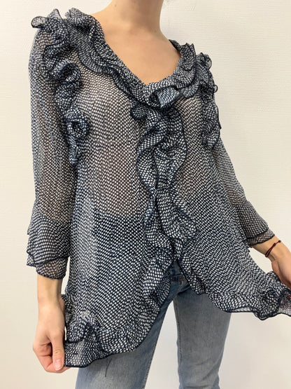 Blouse à volants