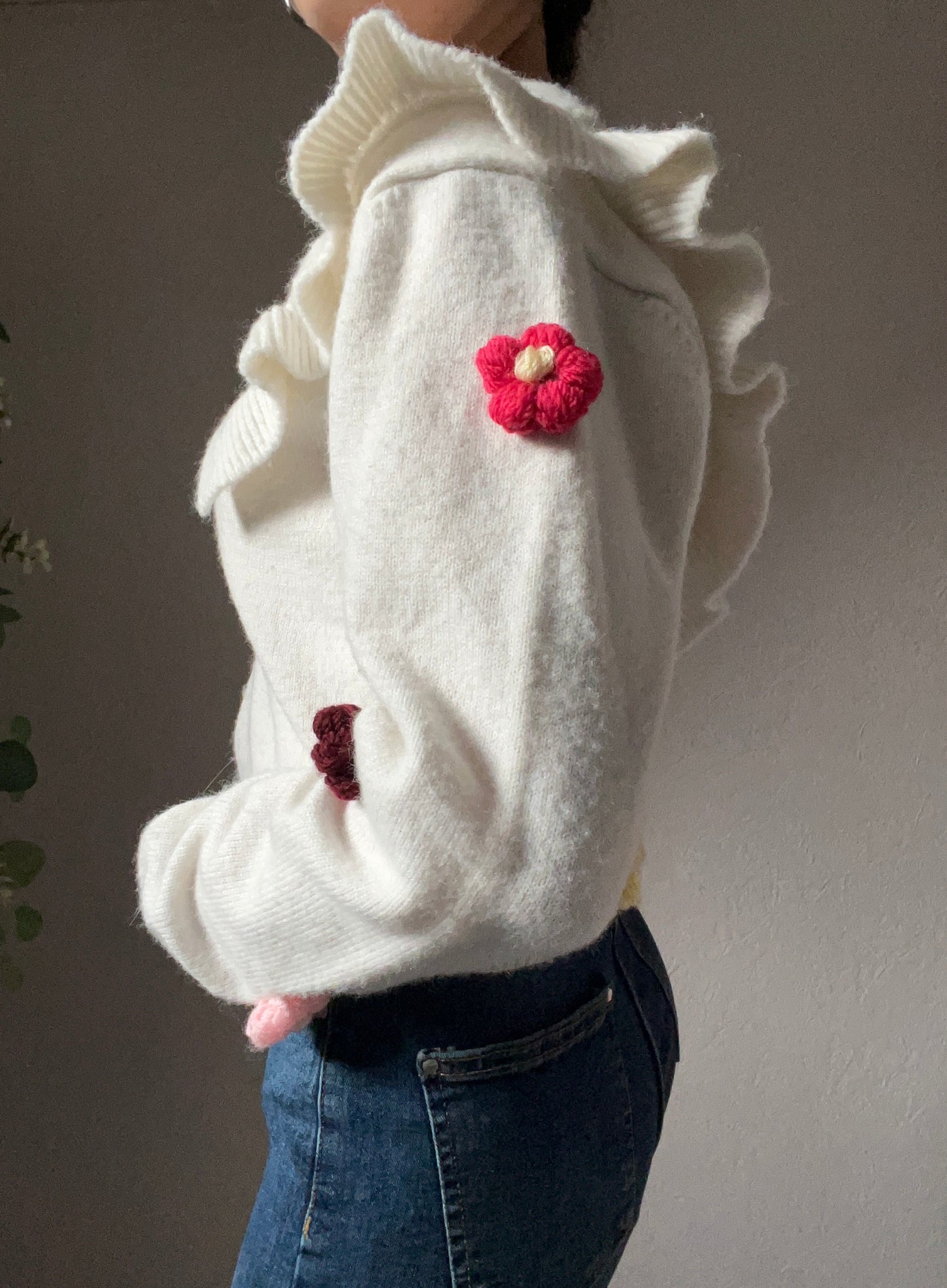 Gilet à fleurs