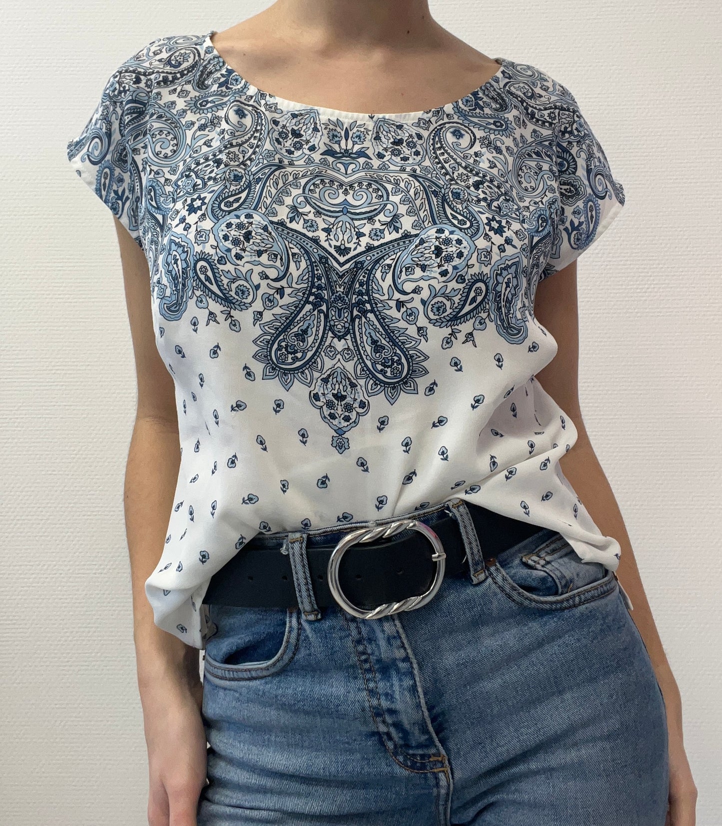 Top motif cachemire