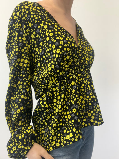 Blouse cache-cœur