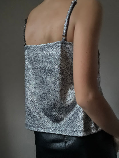 Top à paillettes