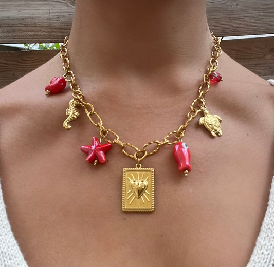 Collier charms « Luzia »