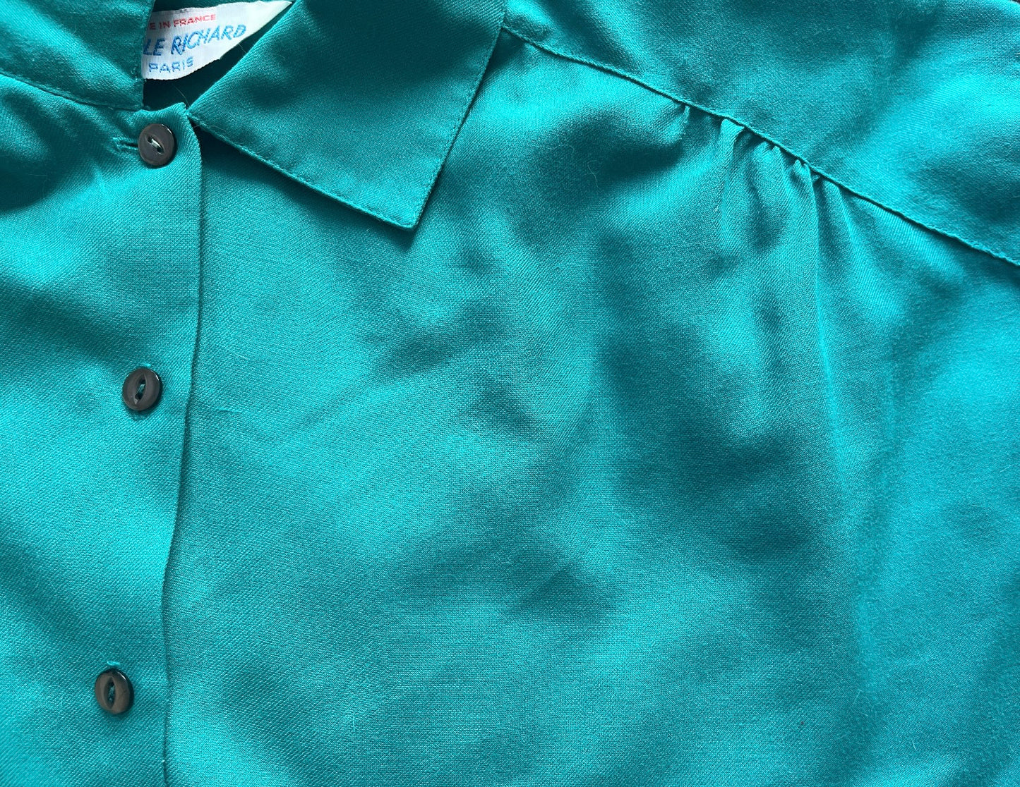 Chemise oversize verte