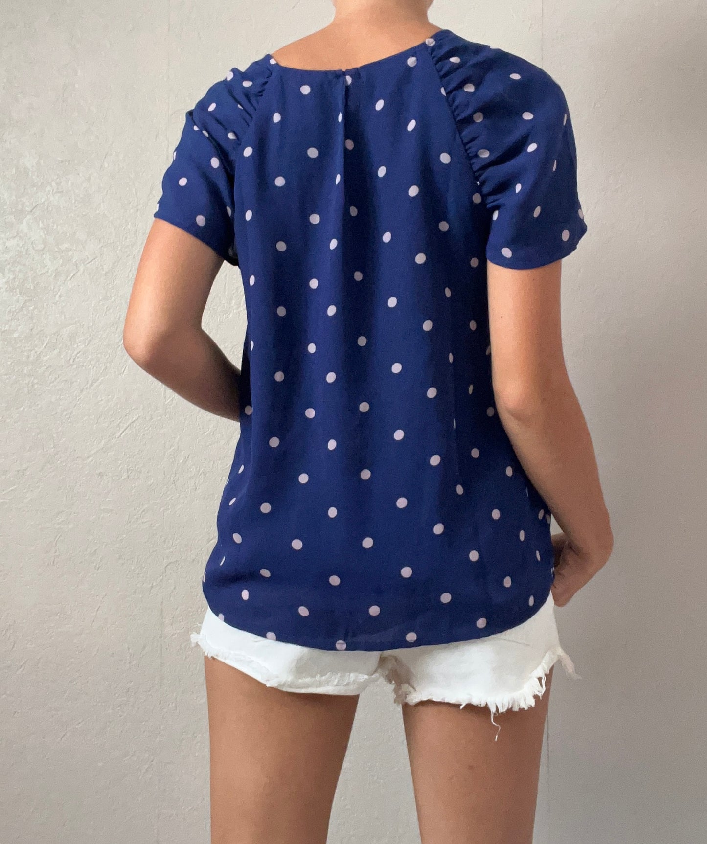 Blouse à pois