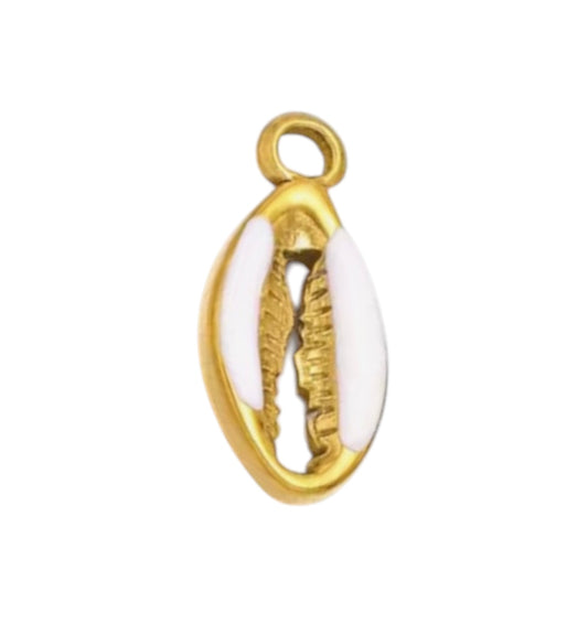 Charm coquille finition dorée