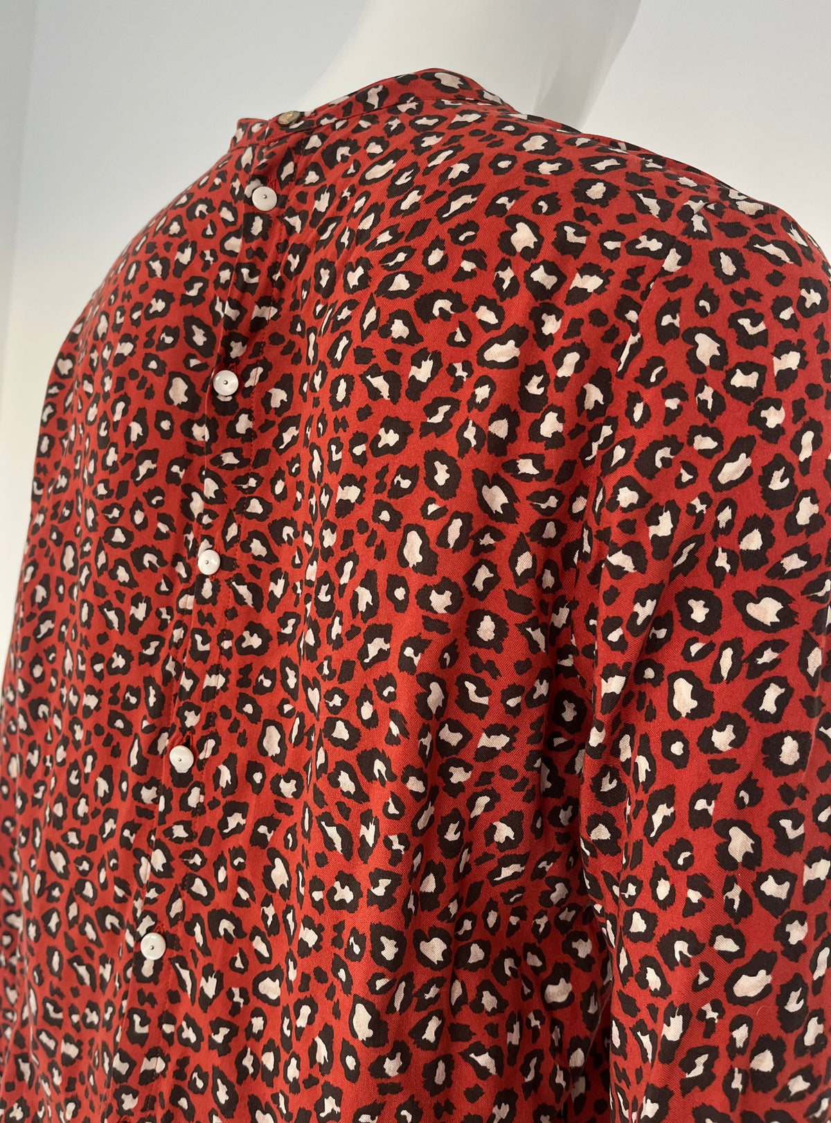 Blouse à motif léopard