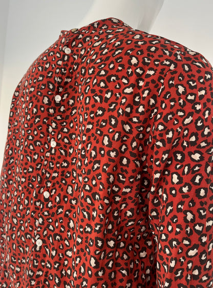 Blouse à motif léopard